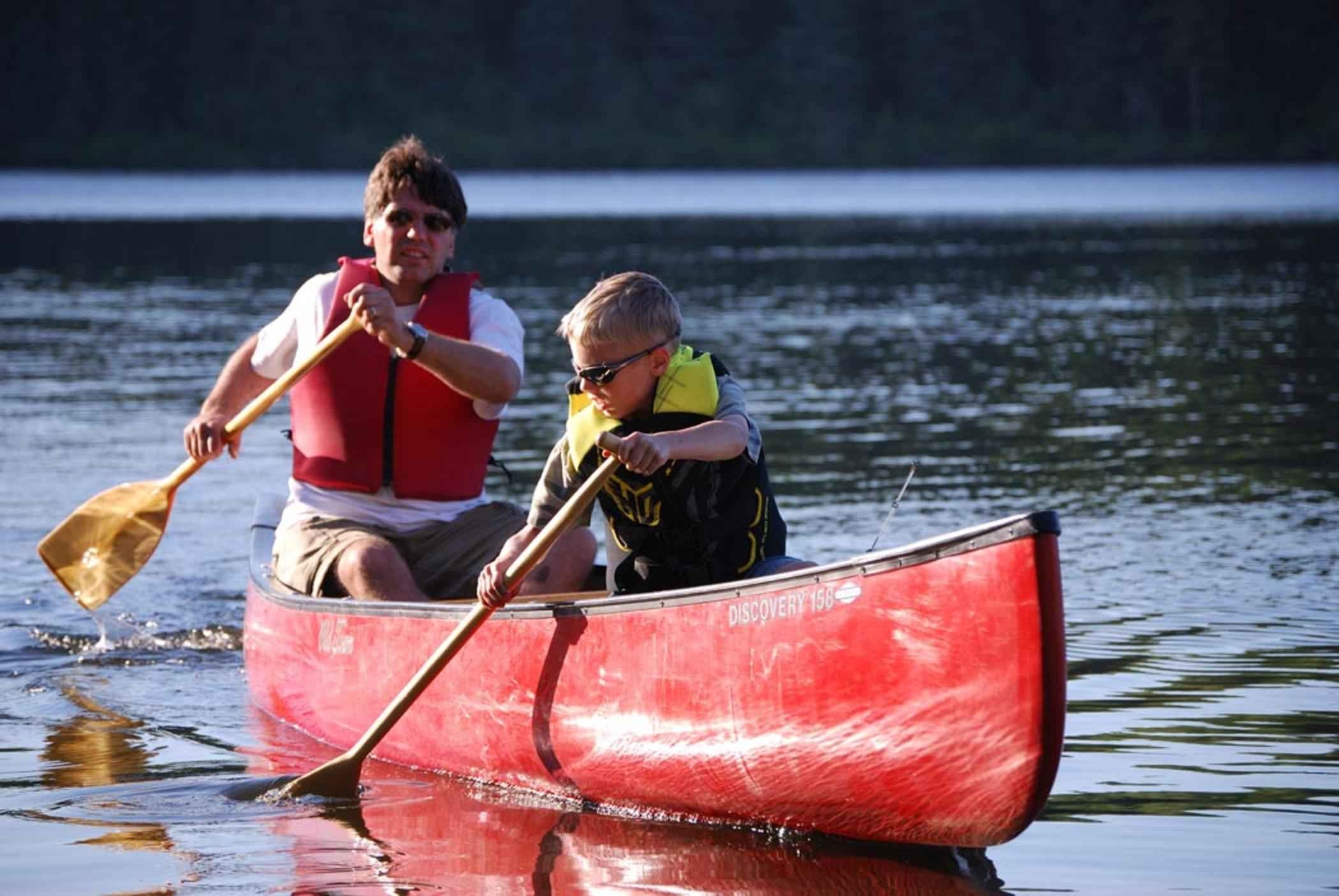 Free Images : sport, boat, river, paddle, vehicle, father, son, boating ...