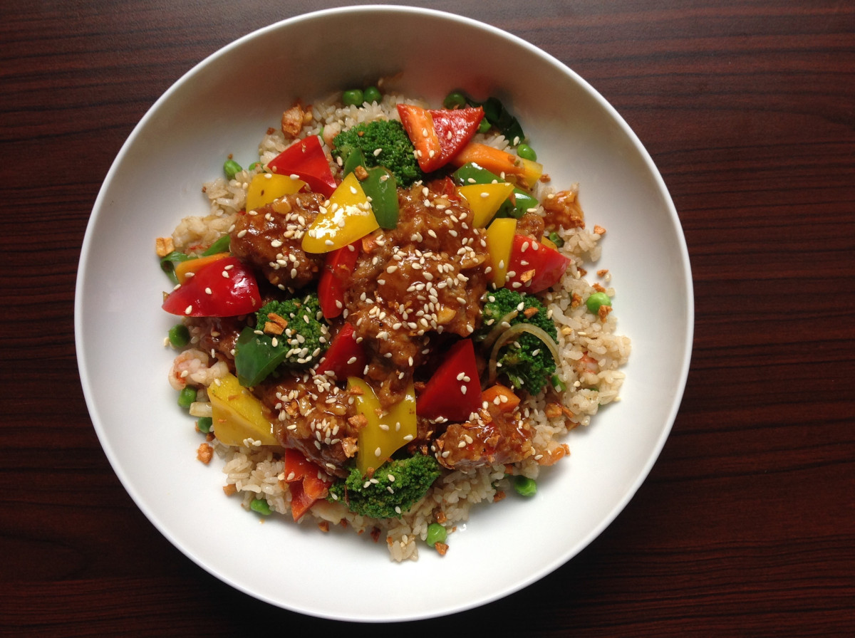Free Images : salad, pepper, garbanzo, carrot, dish, steamed rice ...