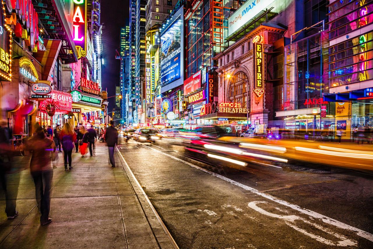New York City Night New York City By Night Wallpaper City